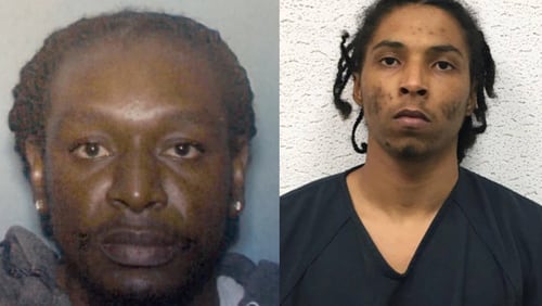 Emmanuel James Nesbitt (left) and Steven Alford Jacobs face murder charges in the death of Curtis Pitts.