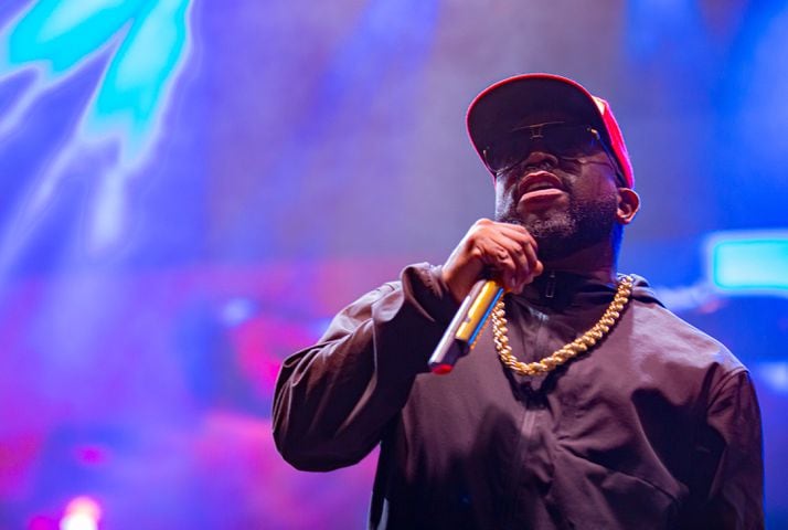 Atlanta rap icon Big Boi played the final show of the "Big Night Out" concert series at Centennial Olympic Park on Oct. 25, 2020.