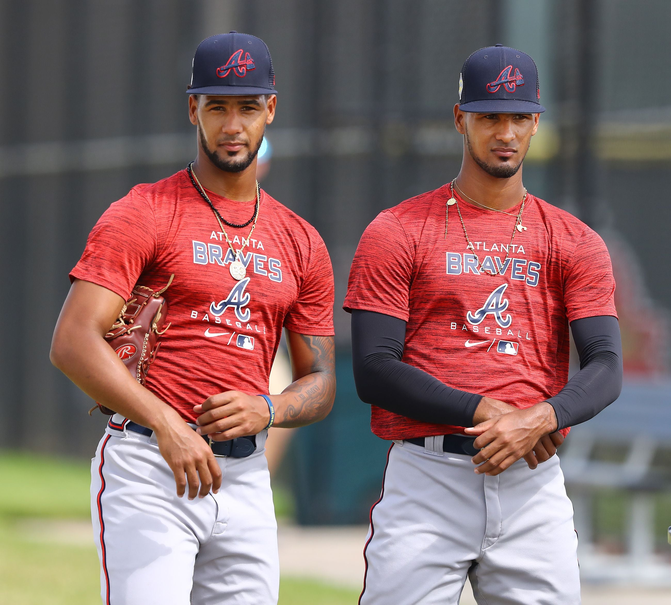 Photos: Braves have twin pitchers at minor league spring training