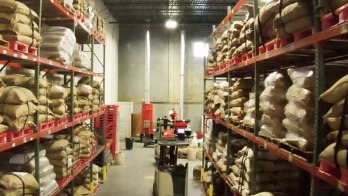 Demand for goods has surged with the usual holiday buying rush, but it is not just seasonal buying on the rise. So the need for workers to been especially acute in warehousing and transportation. In Suwanee, Volcanica Coffee, an online specialty coffee roaster, is doubling the size of its warehouse. (Courtesy Volcanica Coffee)