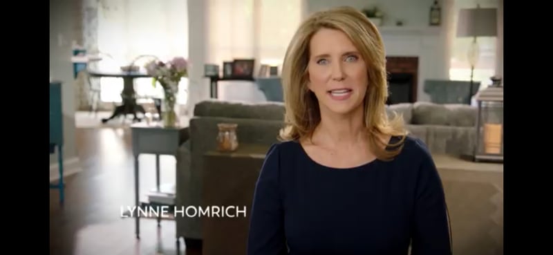 Lynne Homrich is a Republican running for Georgia's 7th District. AJC screenshot.