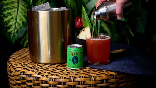 Tip Top Proper Cocktails' new shaken, canned drink is a bartender’s favorite — the jungle bird. Courtesy of Jill Case