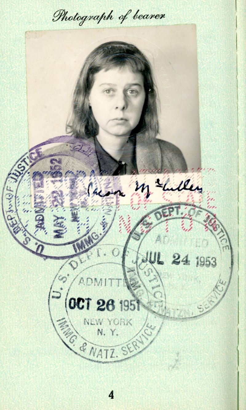 Carson McCullers eventually decided to become a writer instead of a professional musician. She read voraciously from an early age, devouring the works of the Russian writers Fyodor Dostoyevsky, Leo Tolstoy and Anton Chekhov. Courtesy of Dr. Mary E. Mercer/Carson McCullers Collection, Columbus State University Archives and Special Collections