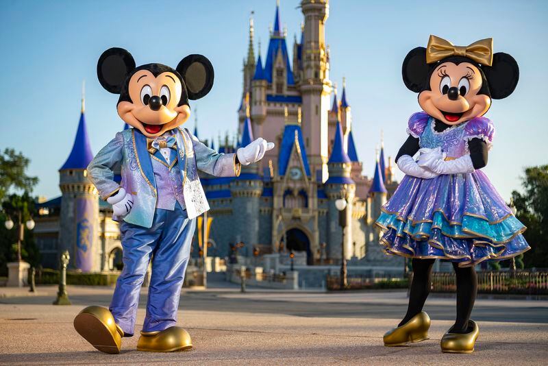 Disney CEO Bob Chapek said the parks had already started raising the number of people allowed in, at least in Florida, based on relaxed restrictions coming from Florida Gov. Ron DeSantis’ office. (Matt Stroshane/Walt Disney Co./TNS)