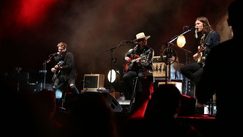 Needtobreathe performing at the Star94 Jingle Jam at the Fox Theatre in 2015. (Akili-Casundria Ramsess/Special to the AJC)
