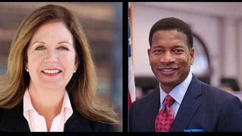 In the race to succeed Jere Wood, Roswell's mayoral election is heading to a runoff, with candidates Lori Henry and Lee Jenkins advancing.