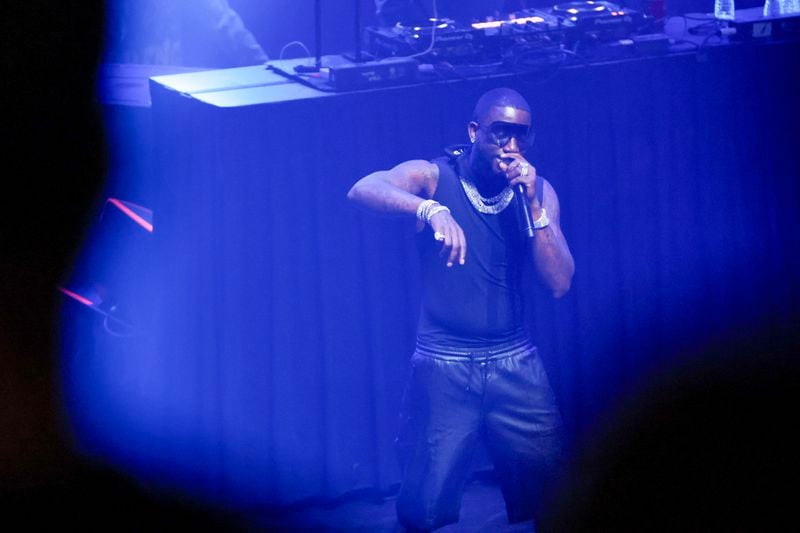 Rapper and record executive Gucci Mane performs in front of an energetic crowd on the same day he released his new album "Breath Fresh Air" at The Tabernacle on Tuesday, October 17, 2023, in Atlanta.
Miguel Martinez /miguel.martinezjimenez@ajc.com