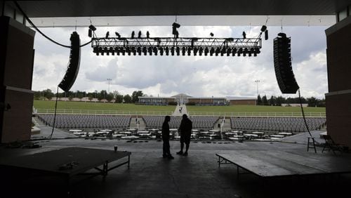 Wolf Creek amphitheater has gone from losing money to making it, and has become a community fixture. Now, Fulton County is considering bids from three companies who might run the facility. BOB ANDRES /BANDRES@AJC.COM