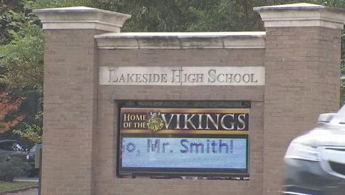 An instructor was taken out of the classroom after he was accused of choking a student.