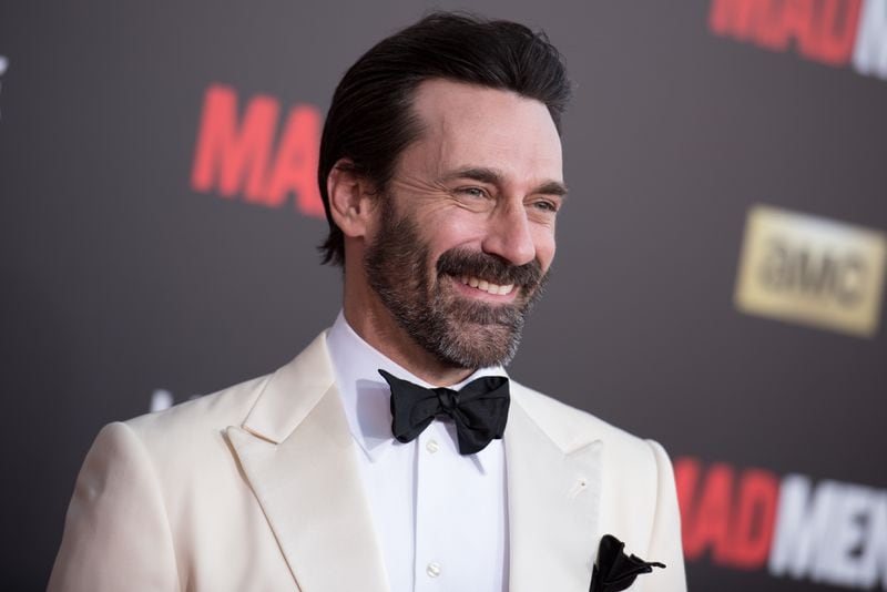 Jon Hamm arrives at The Black And Red Ball In Celebration Of The Final Seven Episodes Of "Mad Men" on Wednesday, March 25, 2015, in Los Angeles. (Photo by Richard Shotwell/Invision/AP) Photo by Richard Shotwell/Invision/AP