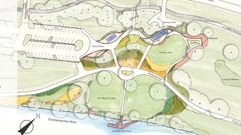 Roswell is moving forward on Don White Memorial Park improvements with construction documents. (Courtesy City of Roswell)