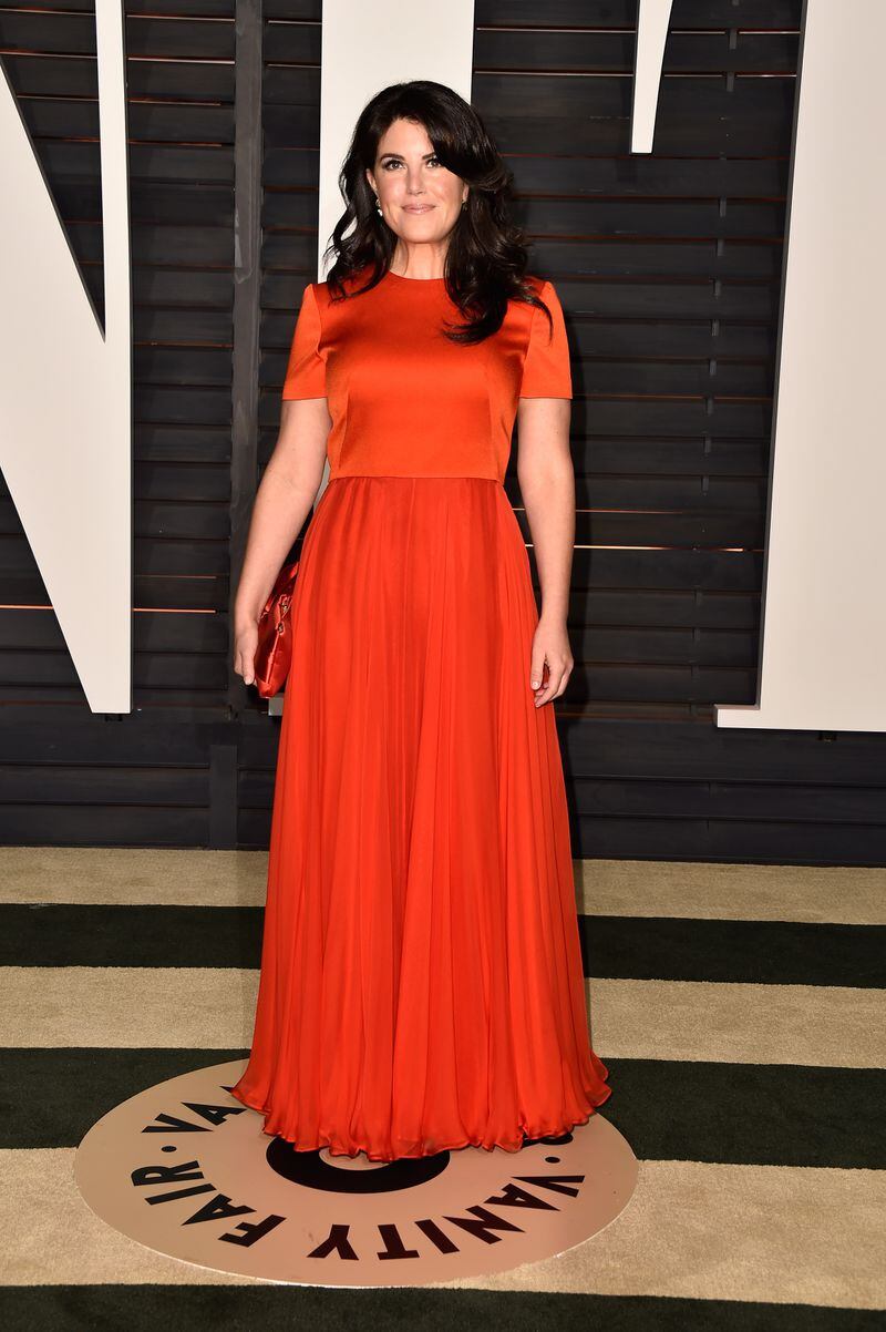 BEVERLY HILLS, CA - FEBRUARY 22: Designer Monica Lewinsky attends the 2015 Vanity Fair Oscar Party hosted by Graydon Carter at Wallis Annenberg Center for the Performing Arts on February 22, 2015 in Beverly Hills, California. (Photo by Pascal Le Segretain/Getty Images) Monica Lewinsky attends the 2015 Vanity Fair Oscar Party hosted by Graydon Carter at Wallis Annenberg Center for the Performing Arts on February 22, 2015 in Beverly Hills, California. Photo by Pascal Le Segretain/Getty Images