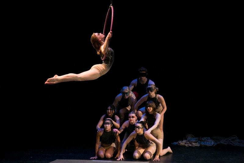 Be amazed at the jaw-dropping acrobatic skills of AKmē instant circus, which will perform at Aurora Theatre.