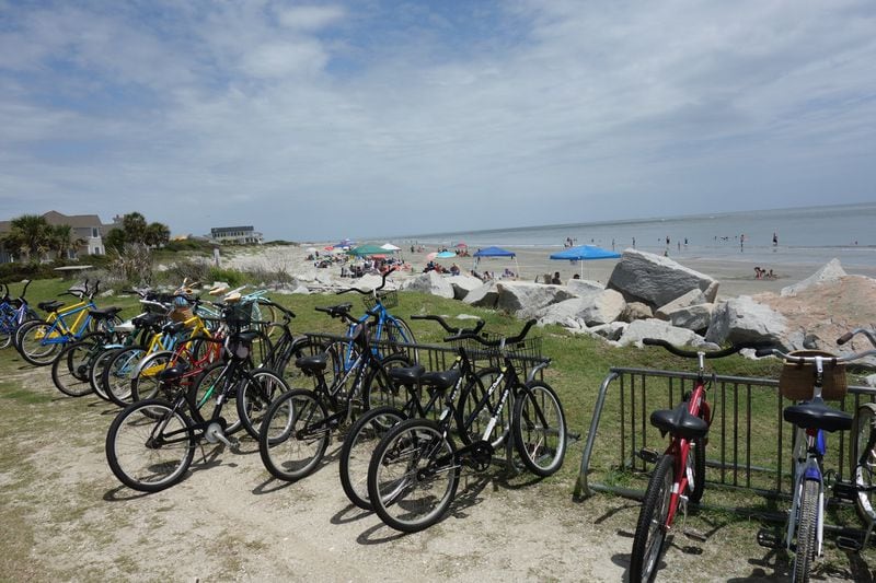 Many visitors to Seabrook Island, S.C., bicycle to the beach. CONTRIBUTED BY WESLEY K.H. TEO