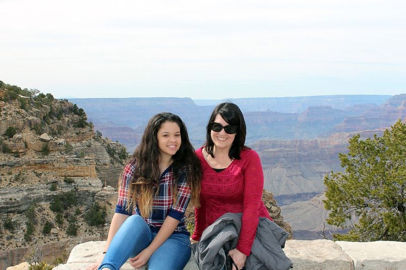 Debbie Crittenden and her daughter, Lexy, are shown on a 2018 spring break trip to the Grand Canyon. CONTRIBUTED