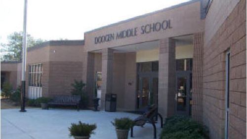 The highest performance in eighth grade math was at a Cobb County middle school, Dodgen. Most of the top-scoring middle schools in math are in Cobb and Fulton. (Cobb County Schools photo)