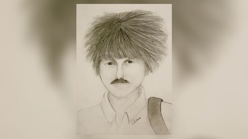 The sketch of a suspect in a 2009 shooting death was a woman wearing a wig and mustache, according to investigators.