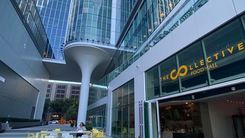 The Collective food hall sits on the ground floor of Coda Tech Square in Atlanta's midtown. LIGAYA FIGUERAS/LIGAYA.FIGUERAS@AJC.COM