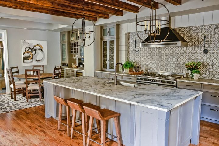 Modern design influences kitchen redo in couple’s Brookhaven traditional