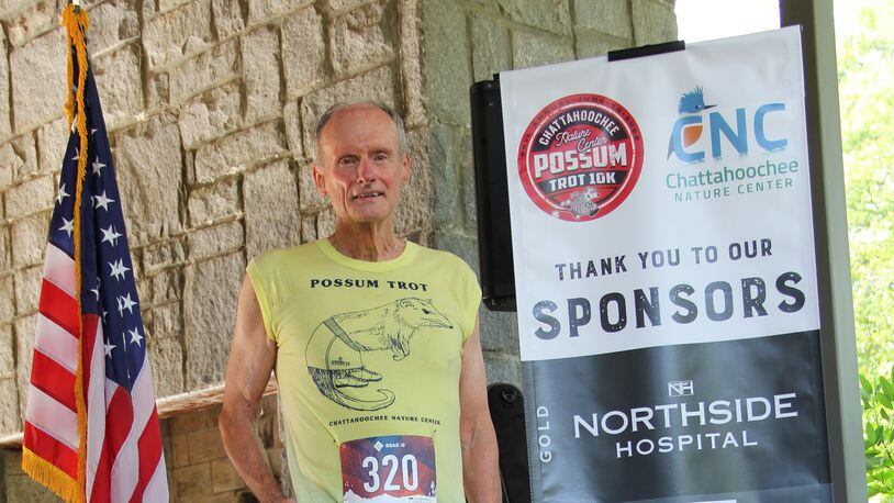 Mike Moore has run in about 20 Possum Trot fundraisers for the Chattahoochee Nature Center.
