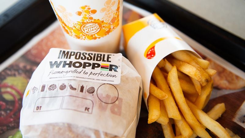 Burger King announced on Monday that Impossible Whoppers, made with plant-based patties from Impossible Foods, will be at US restaurants by the end of the year.
