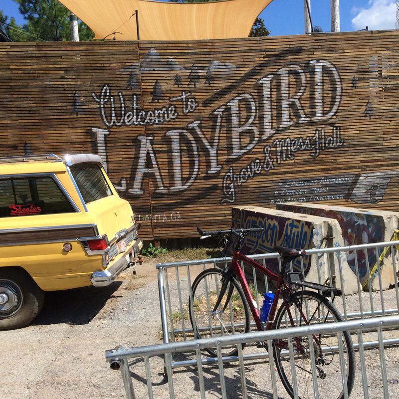 Biker-friendly Ladybird Grove &amp; Mess Hal is one of a number of restaurants accessible from the Beltline.