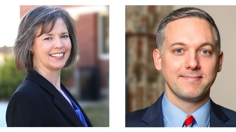 Rep. Sally Harrell (left) won a seat in the Georgia Senate and Matthew Wilson will join the House. By unseating GOP incumbents, these wins mean the DeKalb delegation is now all Democrats.