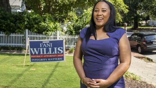 Fani Willis said she had considered running against her former boss to become the next Fulton County district attorney for a long time. (ALYSSA POINTER / ALYSSA.POINTER@AJC.COM)
