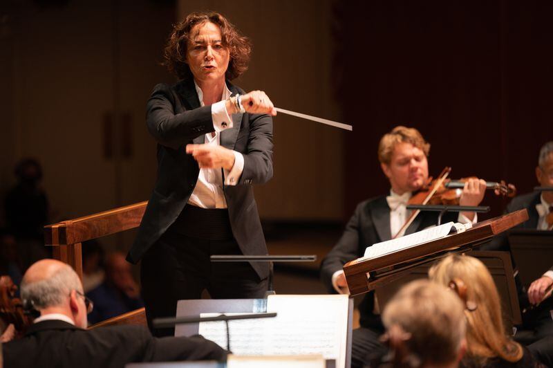 Near the end of her first season as music director of the Atlanta Symphony Orchestra, Nathalie Stutzmann, is already having an impact. Photos: ASO