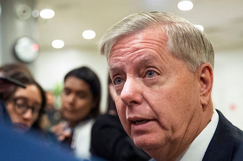 Senate Judiciary Committee Chairman Lindsey Graham on Wednesday brushed off calls for an emergency hearing into Donald Trump’s possible interference in the Roger Stone case, but  he admonished the president for weighing in on Twitter about the sentencing.