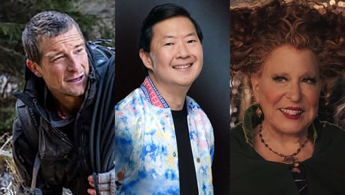 Productions in Georgia include a TBS reality show with Bear Grylls, a Fox reality show "I Can See Your Voice" with Ken Jeong and Bette Midler in a comedy film "The Fabulous Four." NETFLIX/FOX/DISNEY+