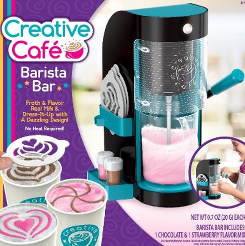 Creative Café Barista Bar lets kids make their own “latte.” CONTRIBUTED