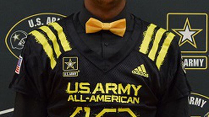 Central Gwinnett quarterback Jarren Williams got his official invitation and U.S. Army All-American Bowl jersey on Monday at his school.