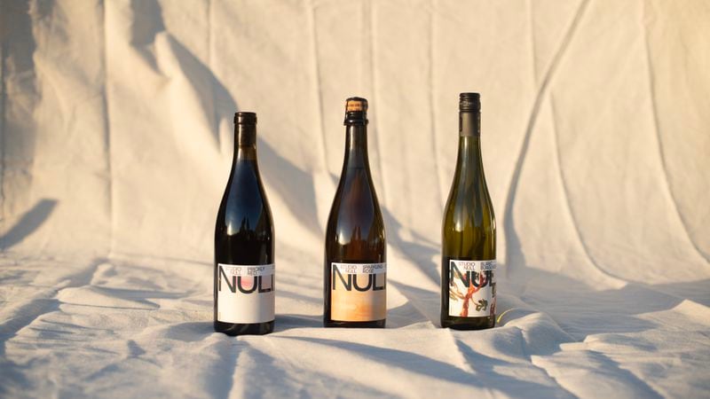 Studio Null wines are produced by acclaimed winemakers in Germany and Spain, and have the alcohol removed. Courtesy of Studio Null