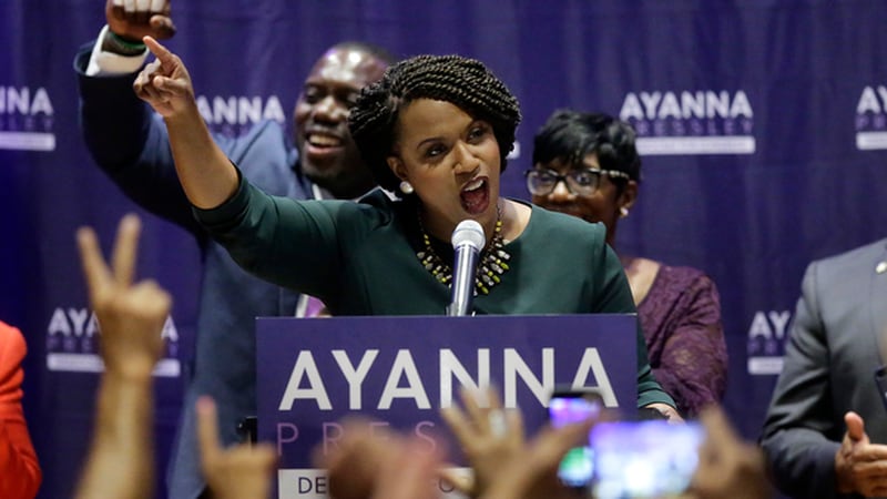 Ayanna Pressley has completed her quest to become Massachusetts' first black woman elected to the U.S. House of Representatives.
