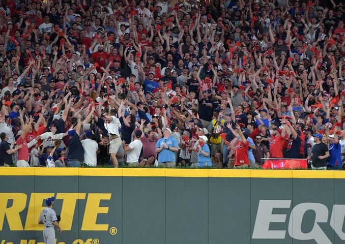 Photos: Acuna hits grand slam as Braves battle Dodgers in Game 3