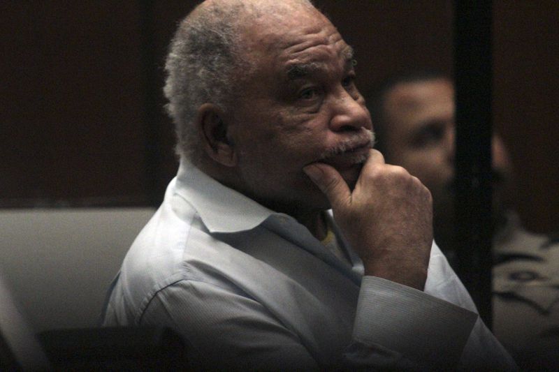 Samuel Little listens to opening statements as his trial begins on Aug. 18, 2014 in Los Angeles.  (Bob Chamberlin/Los Angeles Times/TNS)