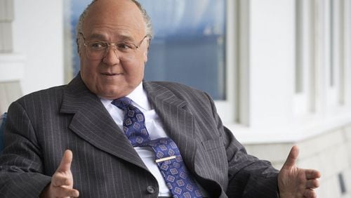 Russell Crowe as Roger Ailes in "The Loudest Voice."