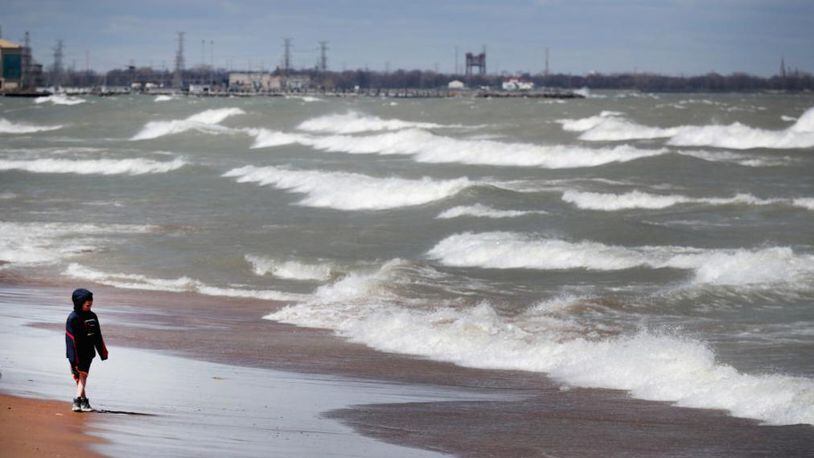 High waves on Lake Michigan led to the death of an Indiana man Friday night.