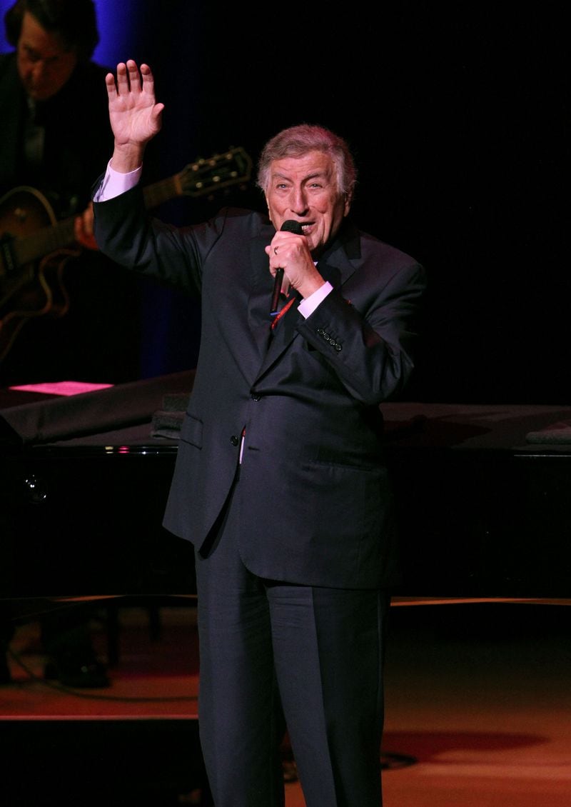  Tony Bennett goes for a big note. Photo: Robb Cohen Photography & Video LLC