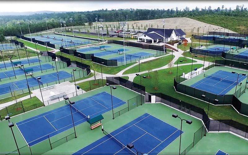 Berry College is planning a 100-room hotel next to the Rome Tennis Center on its campus. PHOTO CONTRIBUTED.