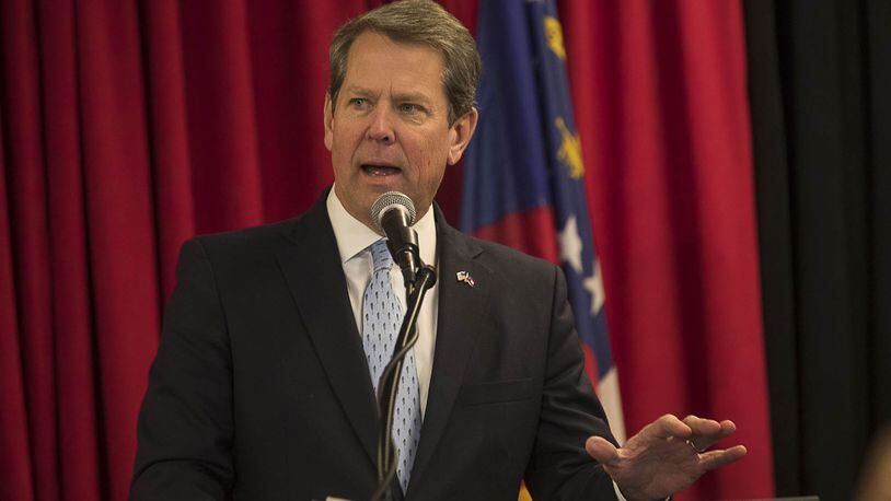 The Democratic Party of Georgia has filed a lawsuit against Gov. Brian Kemp and members of his staff in connection with claims made days ahead of the 2018 election for governor, which Kemp won by 1.4 percentage points over Democrat Stacey Abrams, that the party hacked into the state’s voting registration systems. (ALYSSA POINTER/ALYSSA.POINTER@AJC.COM)