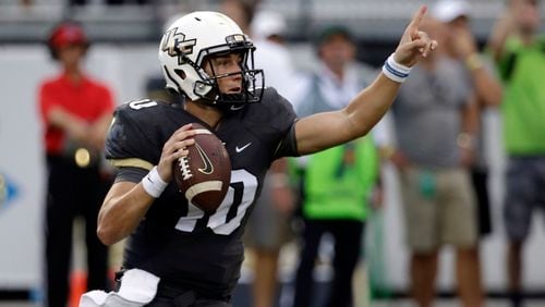 UCF quarterback McKenzie Milton  has led the Knights to the top scoring offense in FBS (49.4 points per game) this season.