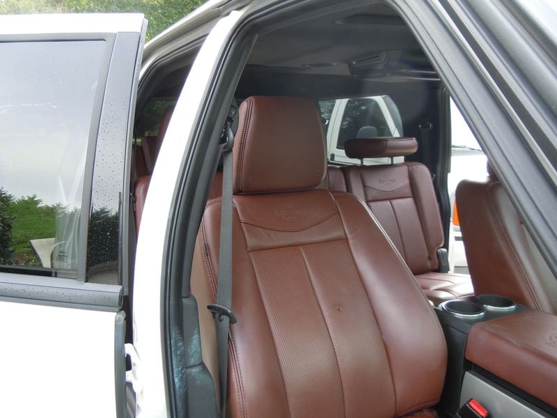 This is the front seat of the 2013 Ford Expedition in which Claud “Tex” McIver shot and killed his wife, Diane. The Atlanta Police Department continues to investigate the Sept. 25 incident. Tex McIver has said it was an accident. (Photo provided by Stephen Maples)