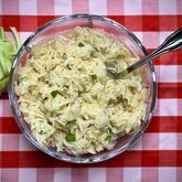 This sweet, citrusy kohlrabi slaw makes an unexpected addition to a Labor Day weekend picnic.
(Kellie Hynes for The Atlanta Journal-Constitution)