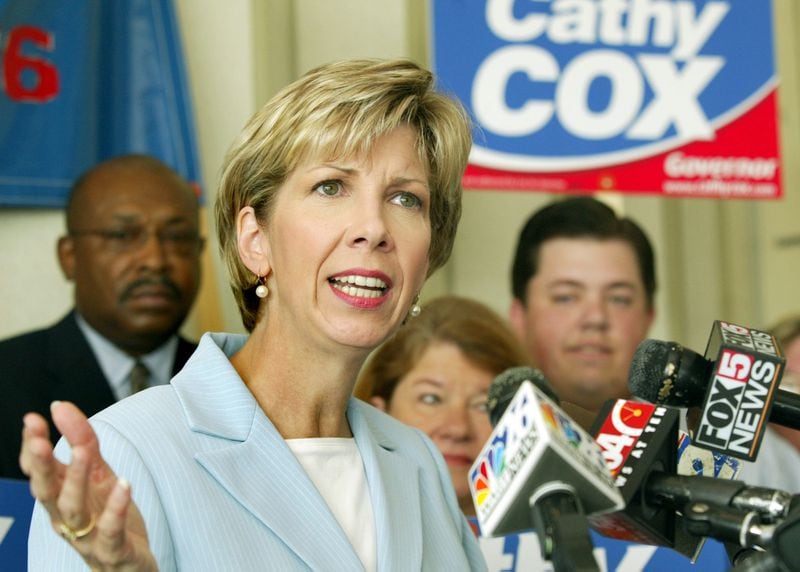 Cathy Cox: The former Democratic Secretary of State has repeatedly said she won't seek office again.