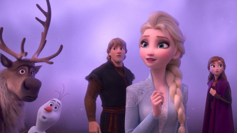 In Walt Disney Animation Studios’ “Frozen 2, Elsa, Anna, Kristoff, Olaf and Sven journey beyond of Arendelle in search of answers. Featuring the voices of Idina Menzel, Kristen Bell, Jonathan Groff and Josh Gad, “Frozen 2” opens November 22.
