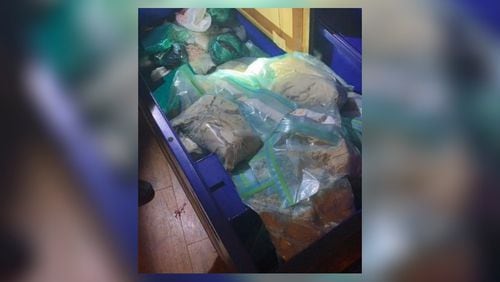 About 375 pounds of heroin was seized in Atlanta recently by federal agents and local law enforcement.
