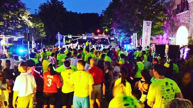 Get out your glow necklaces and race in Peachtree Corners this Saturday.