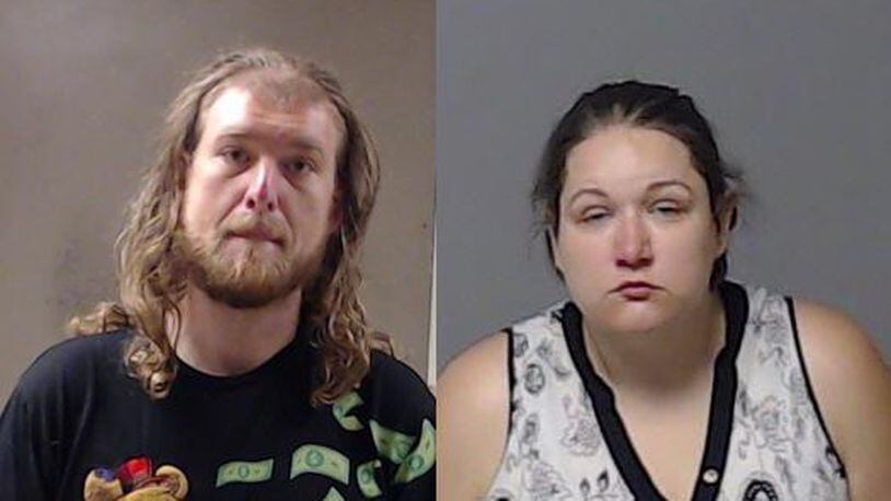 Mark Patrick Fleck (left) and Devin Michele Young are charged with murder in the shooting death of a 97-year-old man.